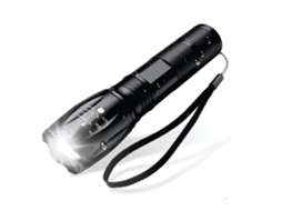 Lanterna Led 2.000 Lúmens Para Homens Pais E Filhos Lanterna Superbrilhante Com Zoom Preta Yunzii
