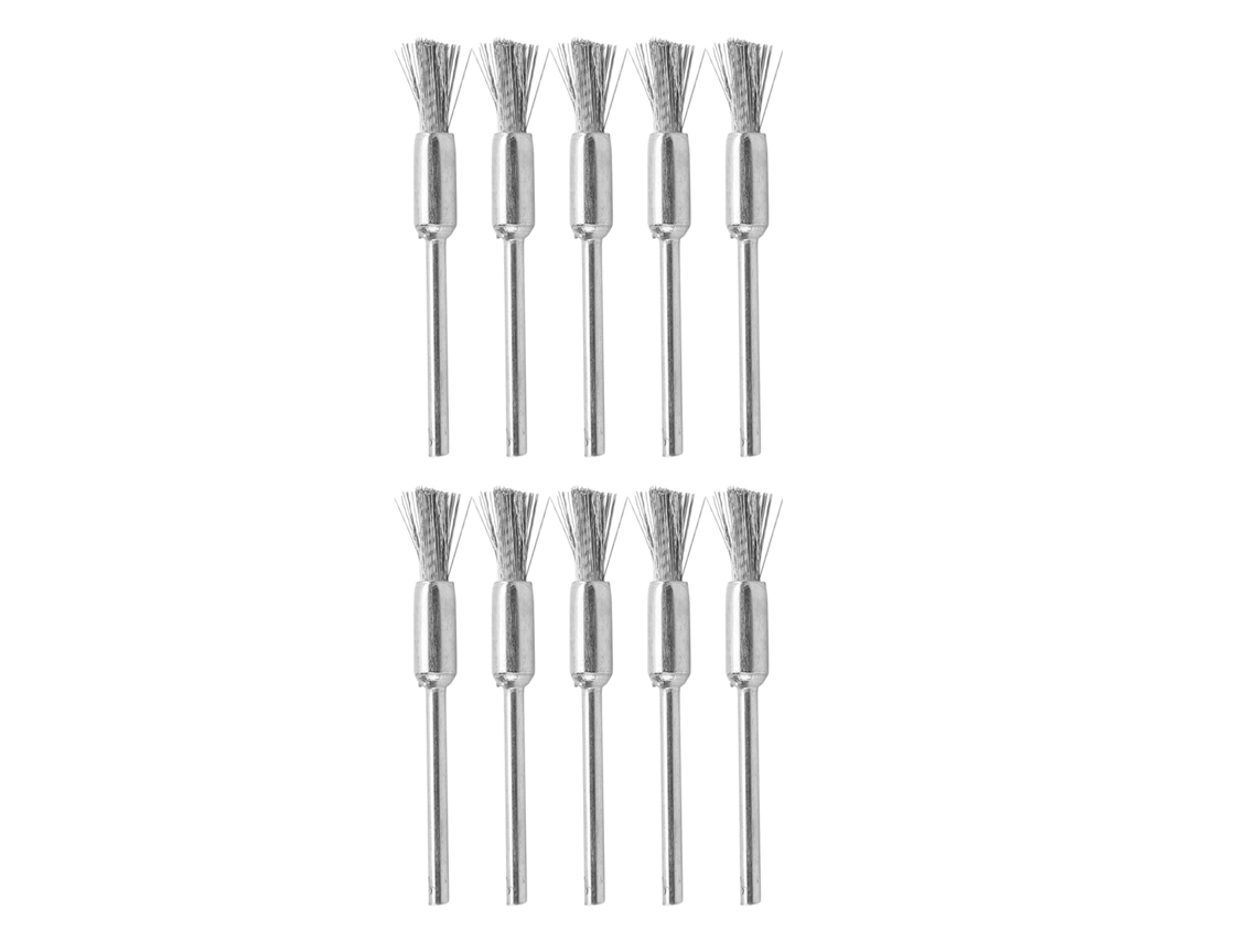 Conjunto De 10 Escovas De Arame De Aço Laxiscreed Para Moagem Elétrica E Limpeza De Aço Inox
