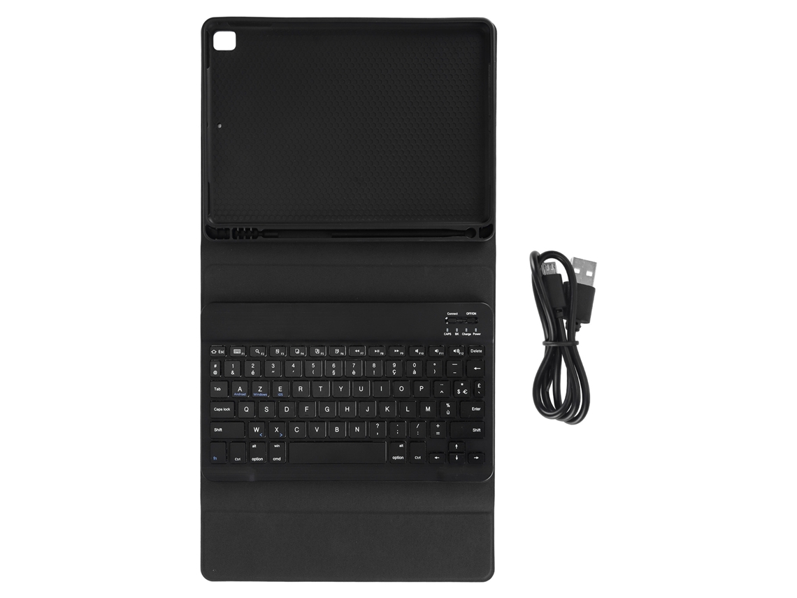 Aetheria capa com Teclado Bluetooth Removível para Tablet Ios Air Pro 9.7" com Slot para Caneta Francês Inteligente