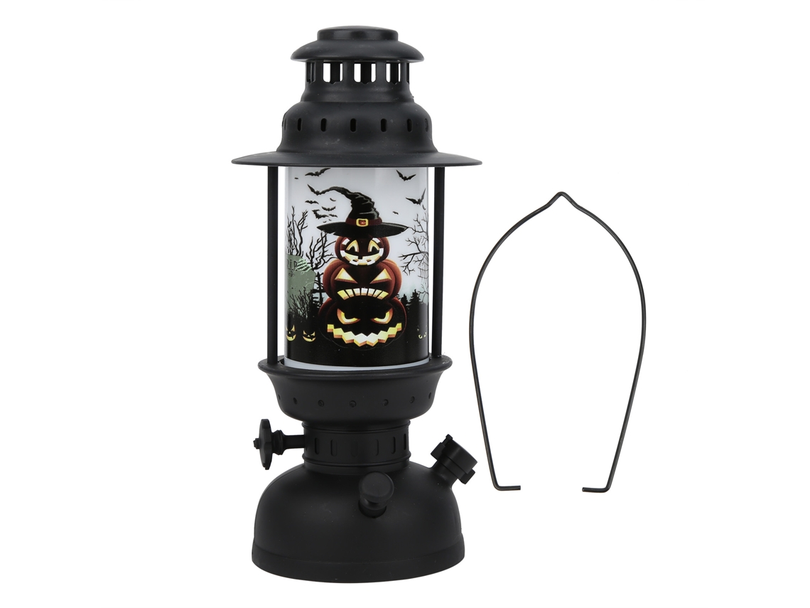Mali lanterna de Halloween Portátil com Luz de Chama Decorativa para Festas Estilo B