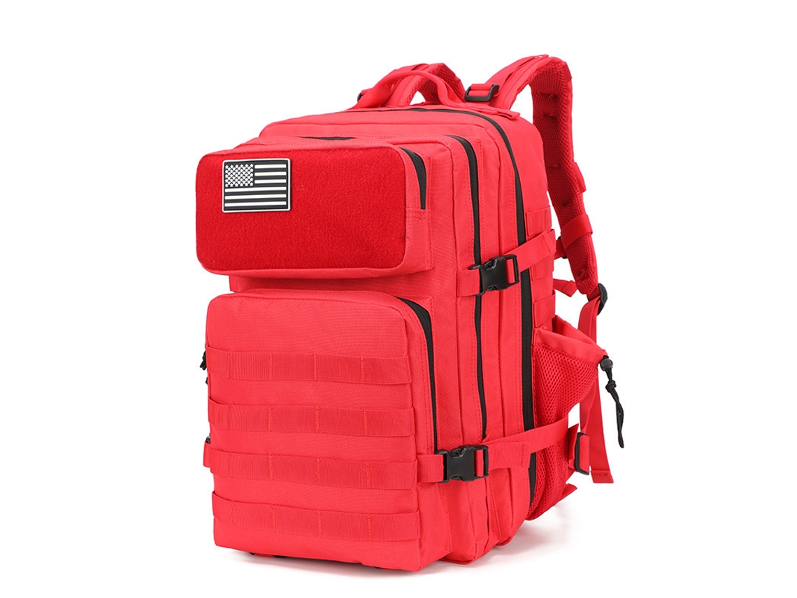 Mochila Grande Multifuncional Para Caminhadas, Escaladas, Acampamentos E Ciclismo, Com Padrão Camuflado, Estilo Militar - 4