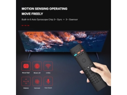 Aetheria controle Remoto Rato Aéreo G40s com Voz e Giroscópio 6 Eixos para Smart Tv Android Tv Box Pc