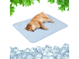 Tapete Refrescante, para Cães e Gatos, Lavável, Uso no Verão, 50x40 Cm, Azul AQUAFORGE