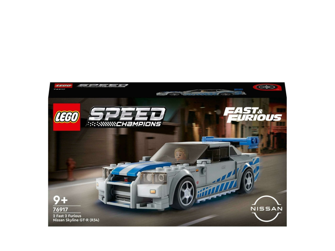 LEGO Speed Champions - Velocidade Furiosa Nissan Skyline GT-R (R34) - 76917