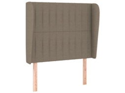 Headboard, Headboards Vidaxl Cinzento-acastanhado Tecido (83 X 23 X 118/128 Cm)