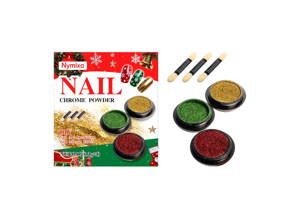Kit de Unhas Glitter Magic Mirror Brilho Intenso