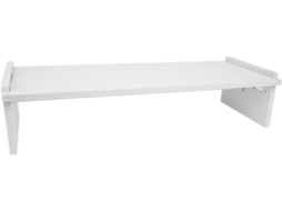 Besportble Suporte Elevado para Monitor Besportble, Design Compacto e Estável em Madeira com Bandeja de Armaze