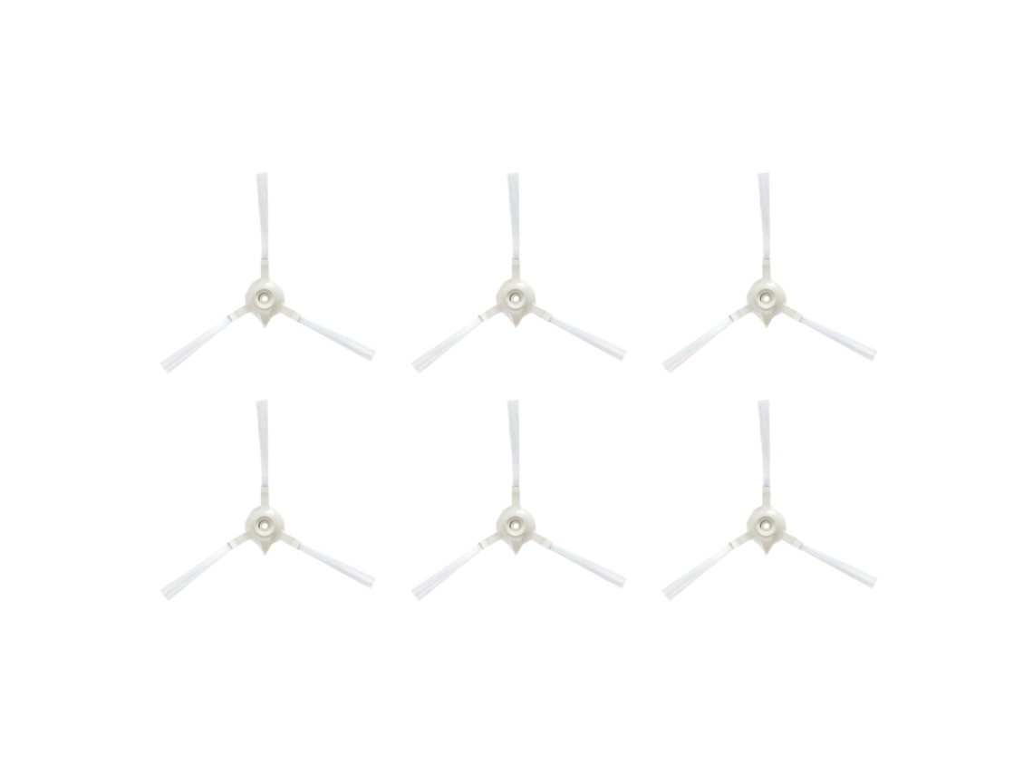 Conjunto De 6 Escovas Laterais De Reposição Para Aspirador Robô 360 S6._ptg