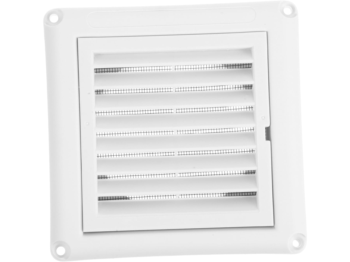 Difusor De Ar De Rodapé De Plástico Com Tela Para Ventilação Doméstica E