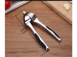 Espremedor De Alho Comfort Grip, Trituração Sem Esforço, Ferramenta Multiuso Para Uso Na Cozinha, Preto, Picador De Alho Com Design À Prova De Ferruge