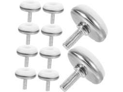 Nuobesty Conjunto De 10 Pés Niveladores Ajustáveis Para Móveis, Armários, Cadeiras, Mesas E Camas Protetores De Piso