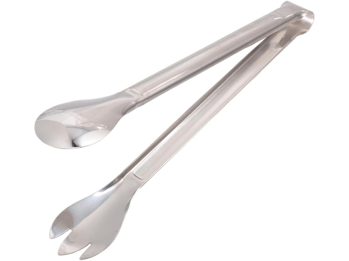 Pinça Para Alimentos Zerodeko Em Aço Inoxidável, Design Amplo E Acabamento Polido, Ideal Para Churrasco E Café Da Manhã