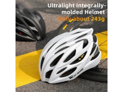 Casco de Bicicleta Ultraligero, Respirável, com Proteção de Segurança S/MARCA