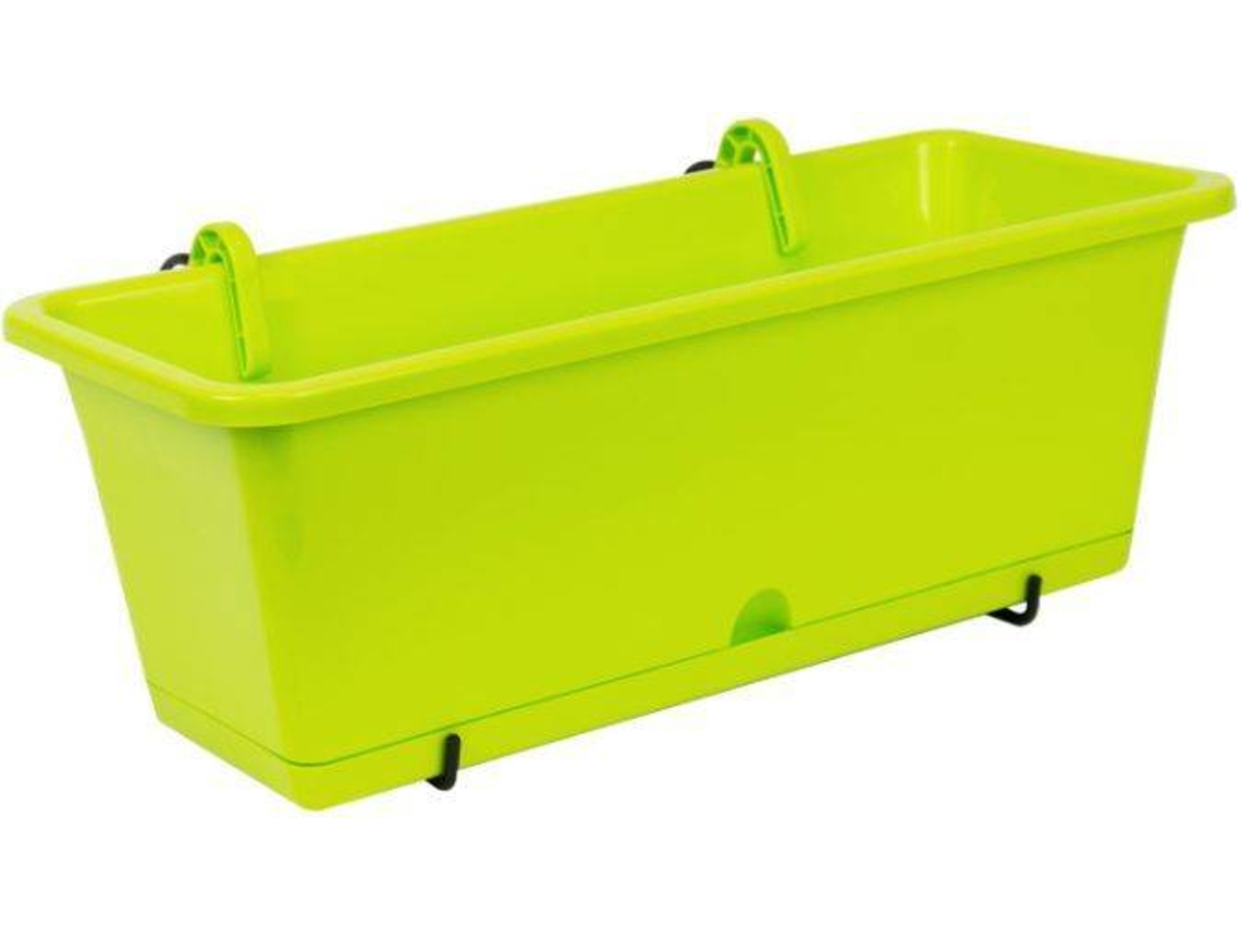 Floreira PROSPERPLAST Camelia W (Verde - 40.2 x 17 x 14.3 cm)