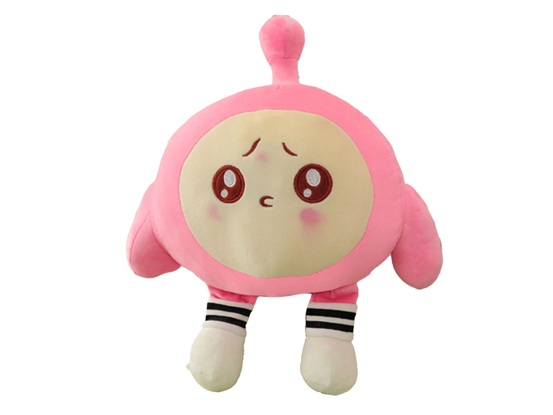 Boneca Pelúcia Fofa Macia 40cm Rosa Presente Ideal