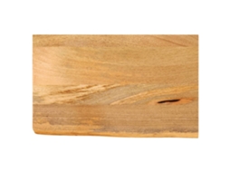Vidaxl Tampo De Mesa C/ Borda Viva 50x30x2,5 Cm Mangueira Maciça