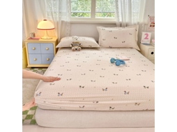 Capa de Colchão, Lençol de Baixo Estampado em Puro Algodão, Ideal para Quarto Infantil com Estampa de Corgi, 90x200cm PANOONA