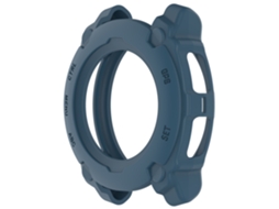 Capa Protetora Compatível Com Garmin Instinct E 40mm, Em Tpu. Azul Hexinyigjly