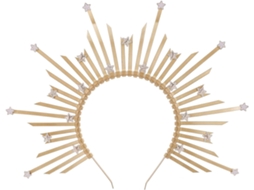 Tiara Coroa De Deusa Dourada Nuobesty, Tamanho Único, Leve E Confortável Para Cosplay E Festas
