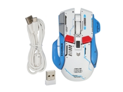 Mouse Gamer Rgb Com Fio E Sem Fio 3 Modos