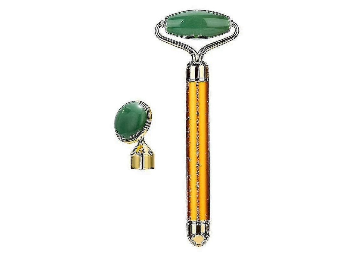 Massageador Facial em Formato de T com Design Elétrico, Ferramenta Massagem Verde GOKOCO (2 Peças)