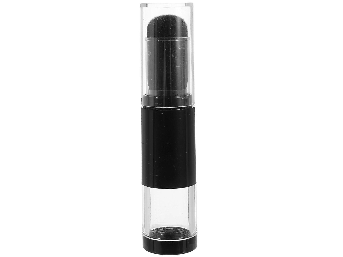 Pincel Para Base, Pincel Para Blush De Viagem Com Frasco De Pó Solto Recarregável. Everley891