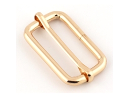 10pcs Ajuste de Metal Slide Fivela Correias Ajustadores Correias Slide Fivela Anel de Carteira Slide Fivela Hardware (38 Mm) MDUG (ouro)