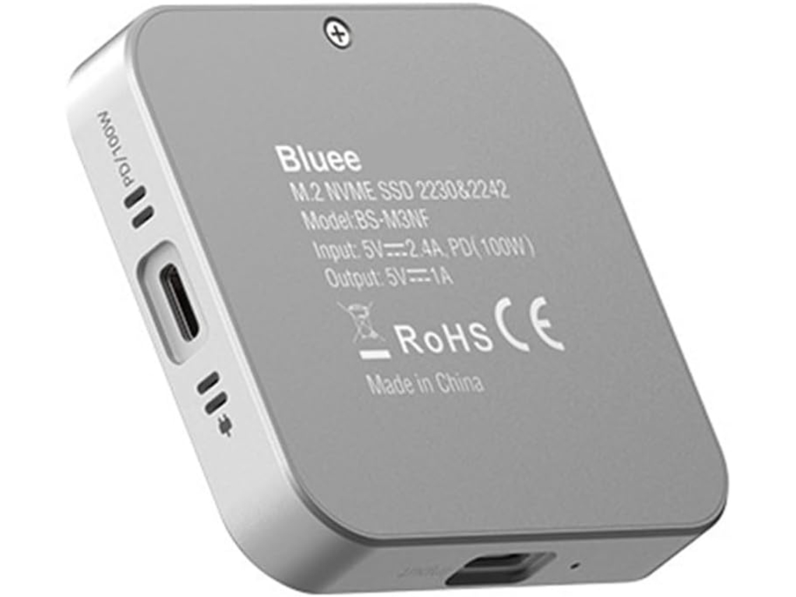 Gabinete Ssd M.2 8 Em 1 Com Adaptador Usb C E Hub De 10 Gbps Compatível Com 3.2 E