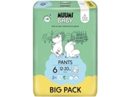 Fraldas Cuecas  12-20Kg Tamanho 6 Big Pack MUUMI