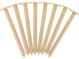 Estacas De Marcação, 10 Estacas De Aço Inoxidável Para Uso Externo, Resistentes À Corrosão, Com Ferr Gokoco