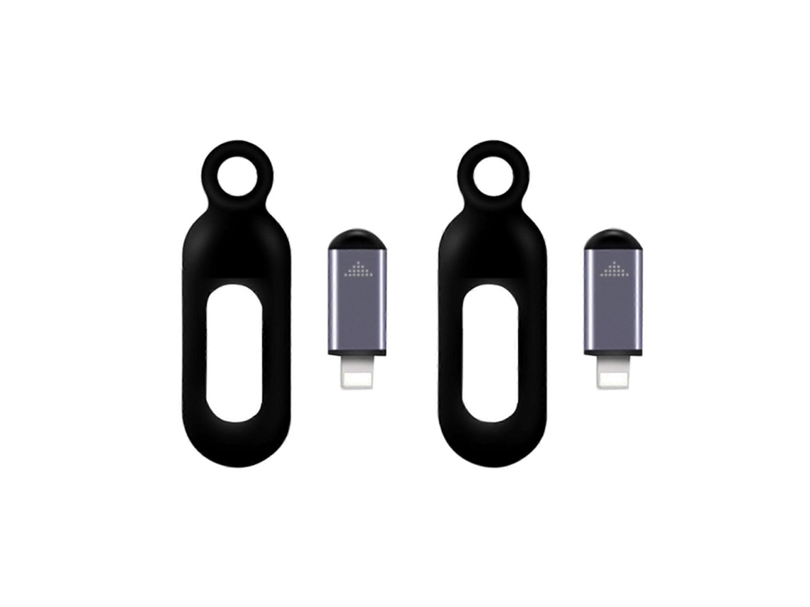 2 transmissores infravermelhos sem fio para smartphone, controle remoto com interface para iPhone, para ar condicionado e TV.