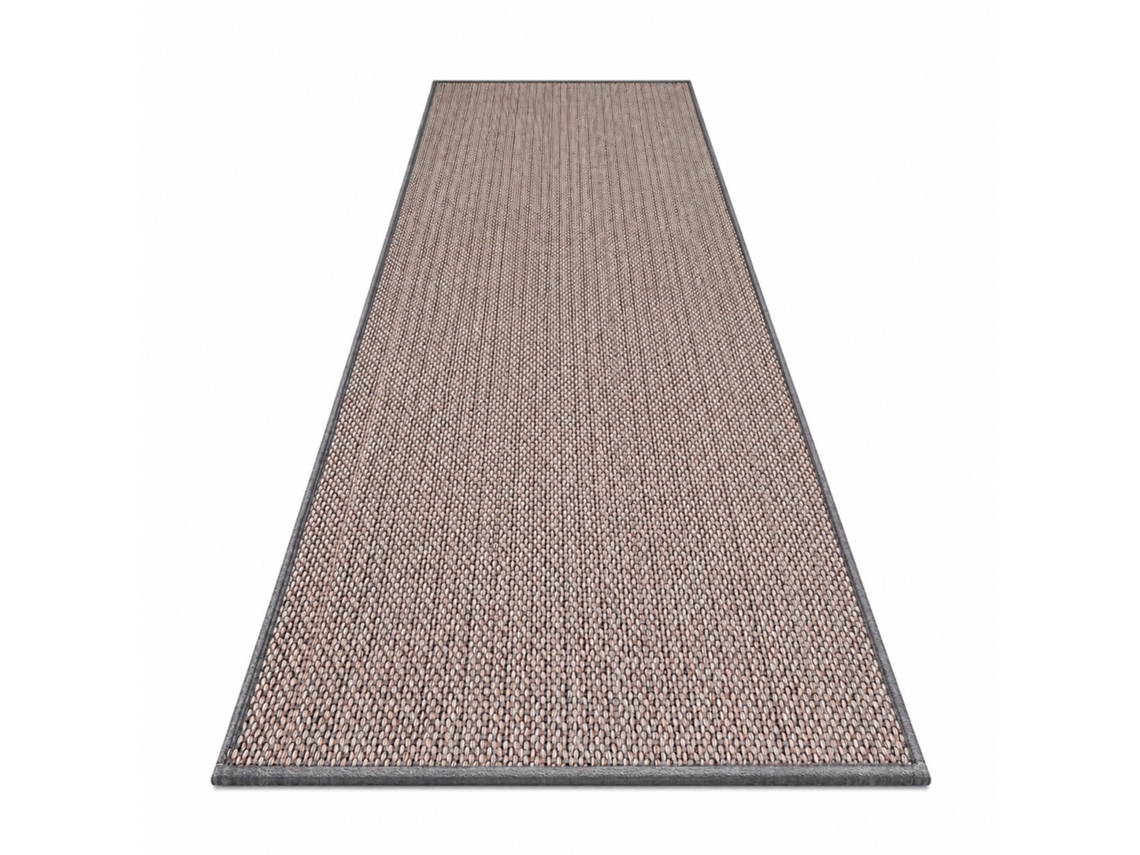 Tapete De Cozinha Lavável Antiderrapante, Absorvente, Forro Borracha, Marrom Cinza, 20" X 32"