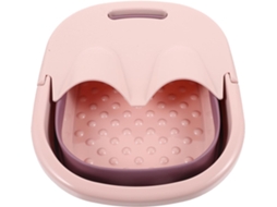 Bacia Para Pés Dobrável Em Plástico Com Massagem Integrada, Design Criativo E Dobrável.