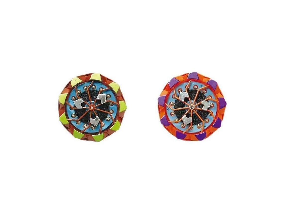 2026 trompo Portátil Con Brillantina, Luminoso, Antiestrés, 1/2/6 Piezas, Giroscopio Resistente a Golpes.