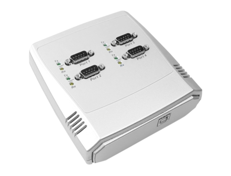 Partilha serial RS232 através de uma rede TCP/IP de 4 portas  ANYPLACEUSB