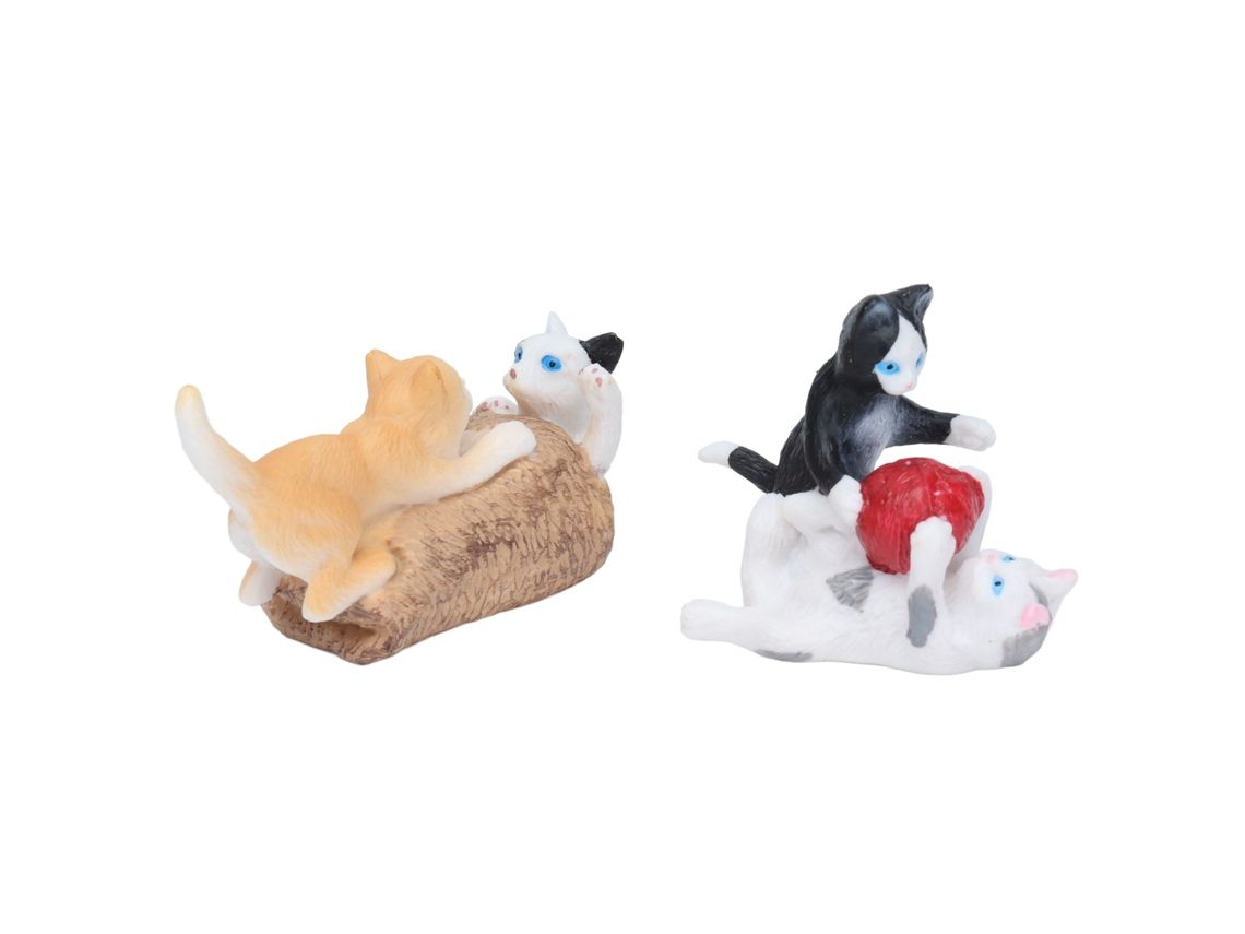 Ats bonecas de Brinquedo para Crianças: Simulação de Animais Selvagens, Gatos Bonitos, Modelos Educativos para Crianças