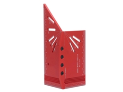 Régua de Medição Tridimensional Multiângulo com Escala Imperial para Carpintaria PROTRACTOR 30 45 60 90 Graus