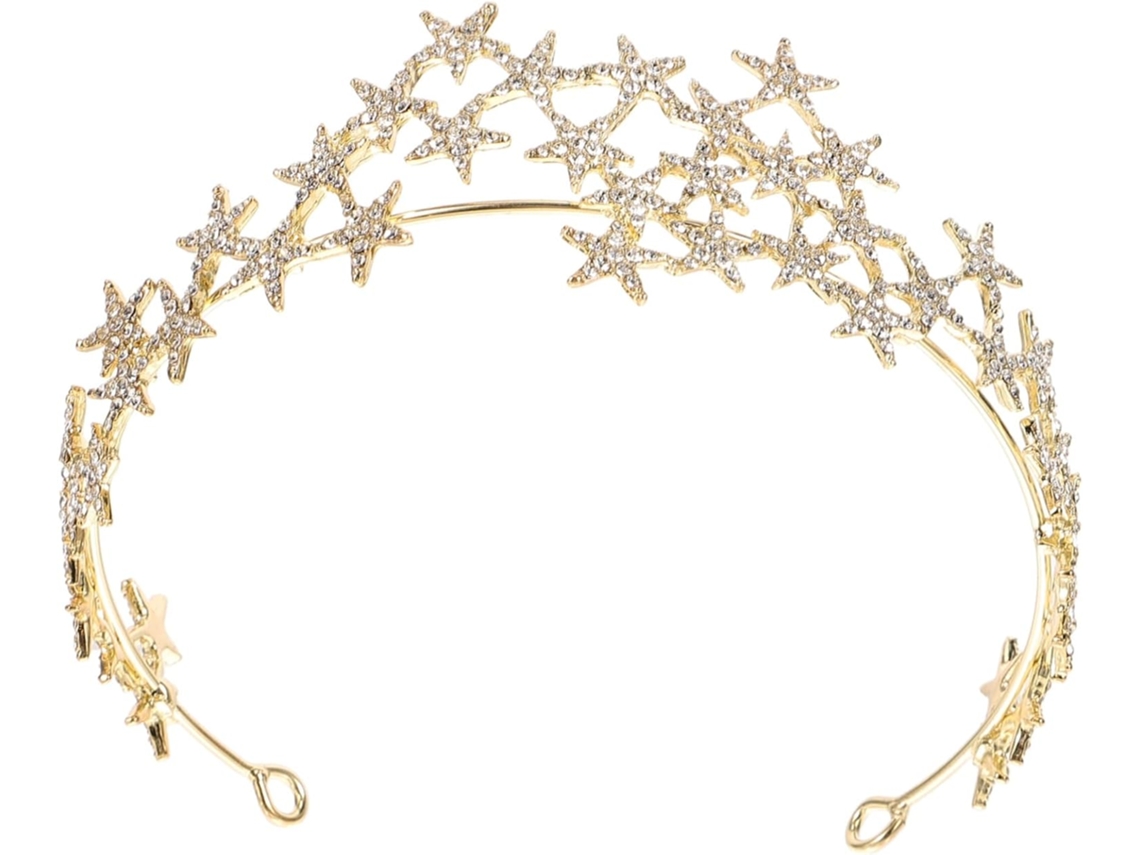 Coroa De Noiva Com Strass, Joia De Cabeça Elegante, Acessório Decorativo Para Mulheres.
