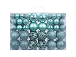 Esferas De Navidad Green Box 100 Piezas, 3-6cm, Plástico No Rompible, Decoración De Árbol De Navidad
