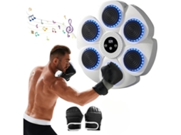 Máquina De Boxe Bluetooth Para Treinamento, Suporte De Parede Para Socos, Equipamento Eletrônico Musical - Blanco Henten Home