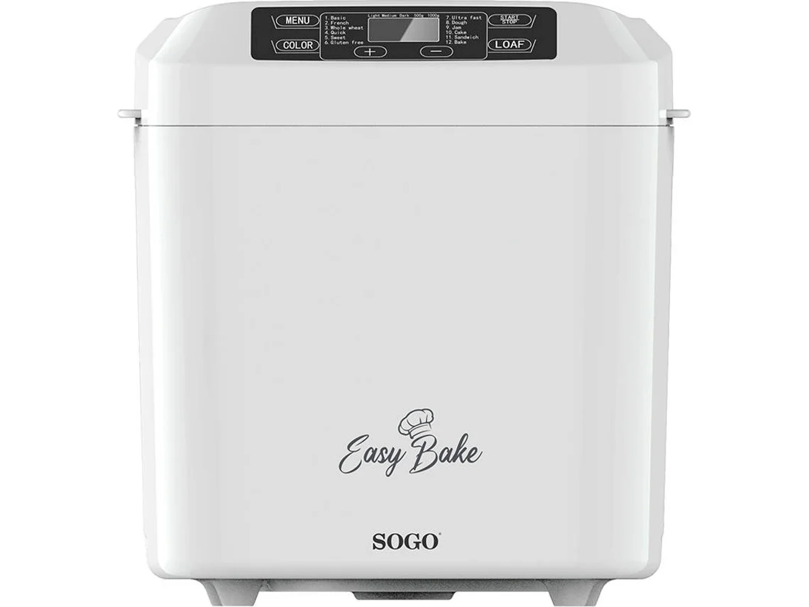Máquina de Pão SOGO PAN-SS-10722 (1000 g - 12 programas)