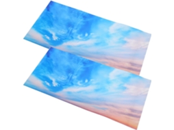 Conjunto de 2 Capas de Pvc Reutilizáveis e Opacas para Luminárias de Teto, Decoração Elegante para SFUSHOS