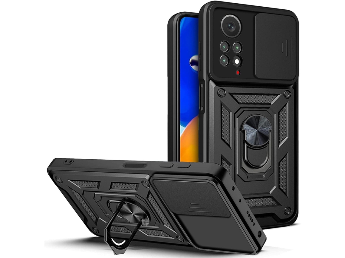 Capa Para Xiaomi Redmi Note 12 Pro (4g) À Prova De Choque Com Anel De Proteção Para Lente Fanpesp Protetor De Tela Para Celularvayotoy
