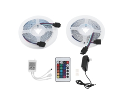 2026 tira de Luz Led de 600 10m Rgb Flexible Regulável para Decoração de Casa e Festas