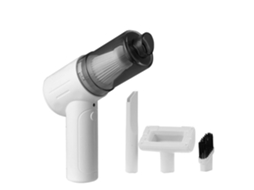 Lurelia Aspirador Portátil Sem Fios Para Carro, Usb, Branco