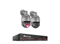 Sistema De Câmera De Segurança, Resolução De 8mp, Áudio Bidirecional, 8ch Nvr 2pcs Cam 5mp, 3tesporte Ao Ar Livre-a, Eu Plug-d