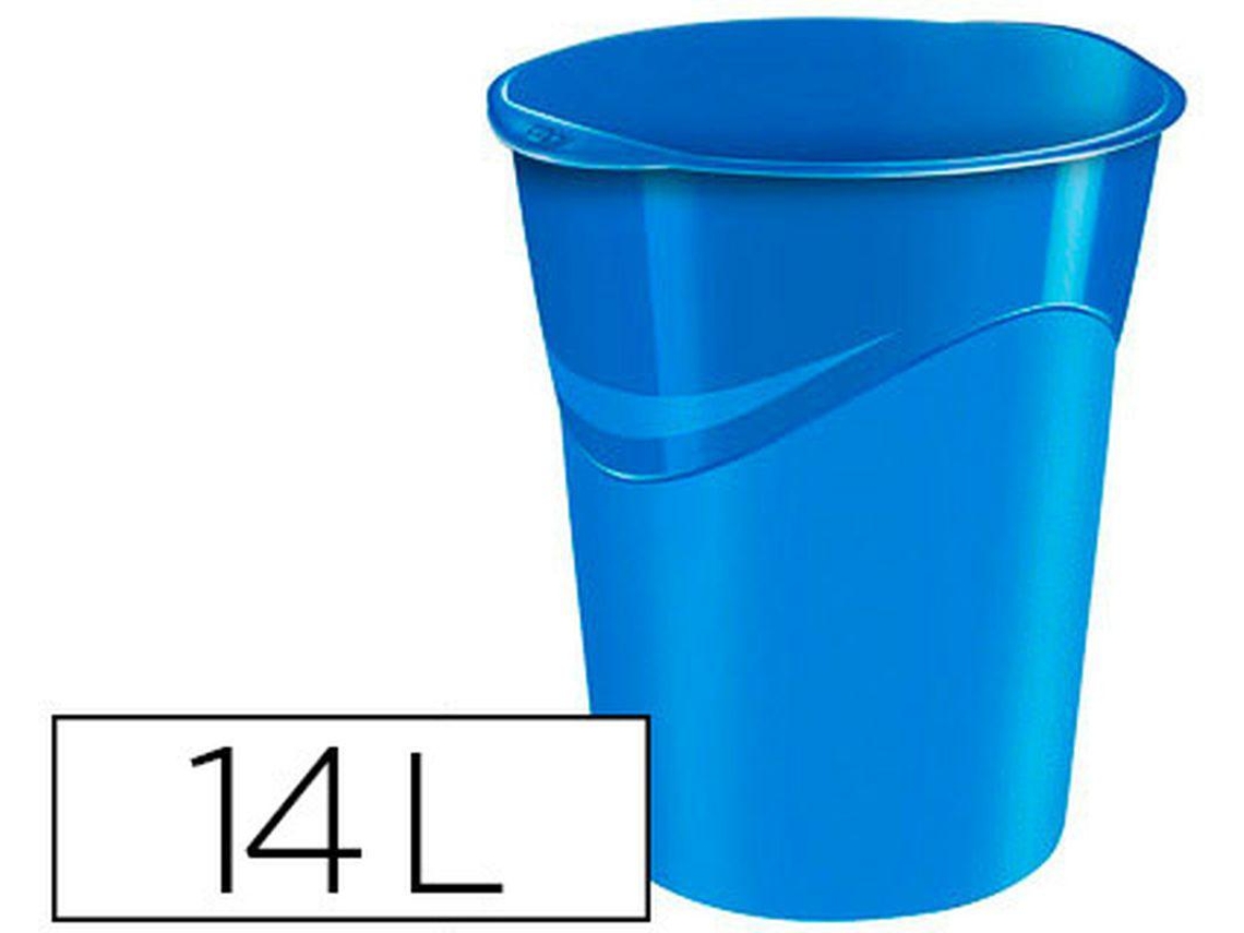 Cesto Papéis em Plástico Cep Azul 14 Litros