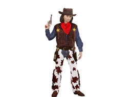 Fantasia de cowboy com bandana para crianças e adolescentes