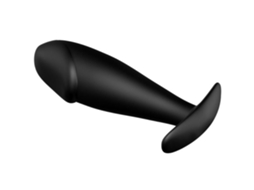 Estimulador PRETTY LOVE Plug Anal (Silicone - Preto)