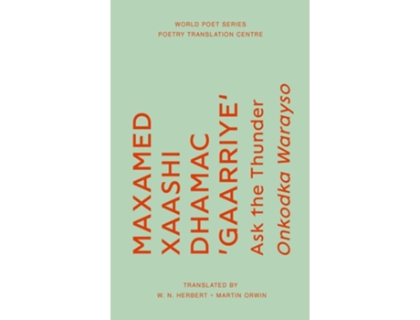 Livro Ask the Thunder de Maxamed Xaashi Dhamac Gaarriye (Inglês)